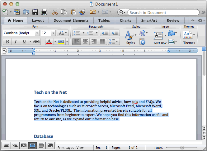 making a table in word 2011 for mac
